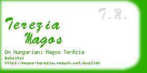 terezia magos business card